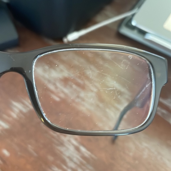 Prada VPR 16M OAQ-101 Wood eyeglasses with black logo case. - Picture 12 of 16